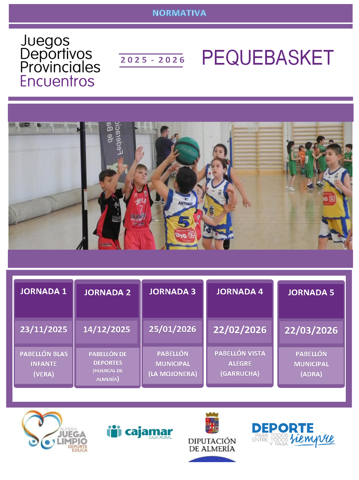 Encuentros Educativos de Promoción de Peque-basket.la Mojonera 25-1-26