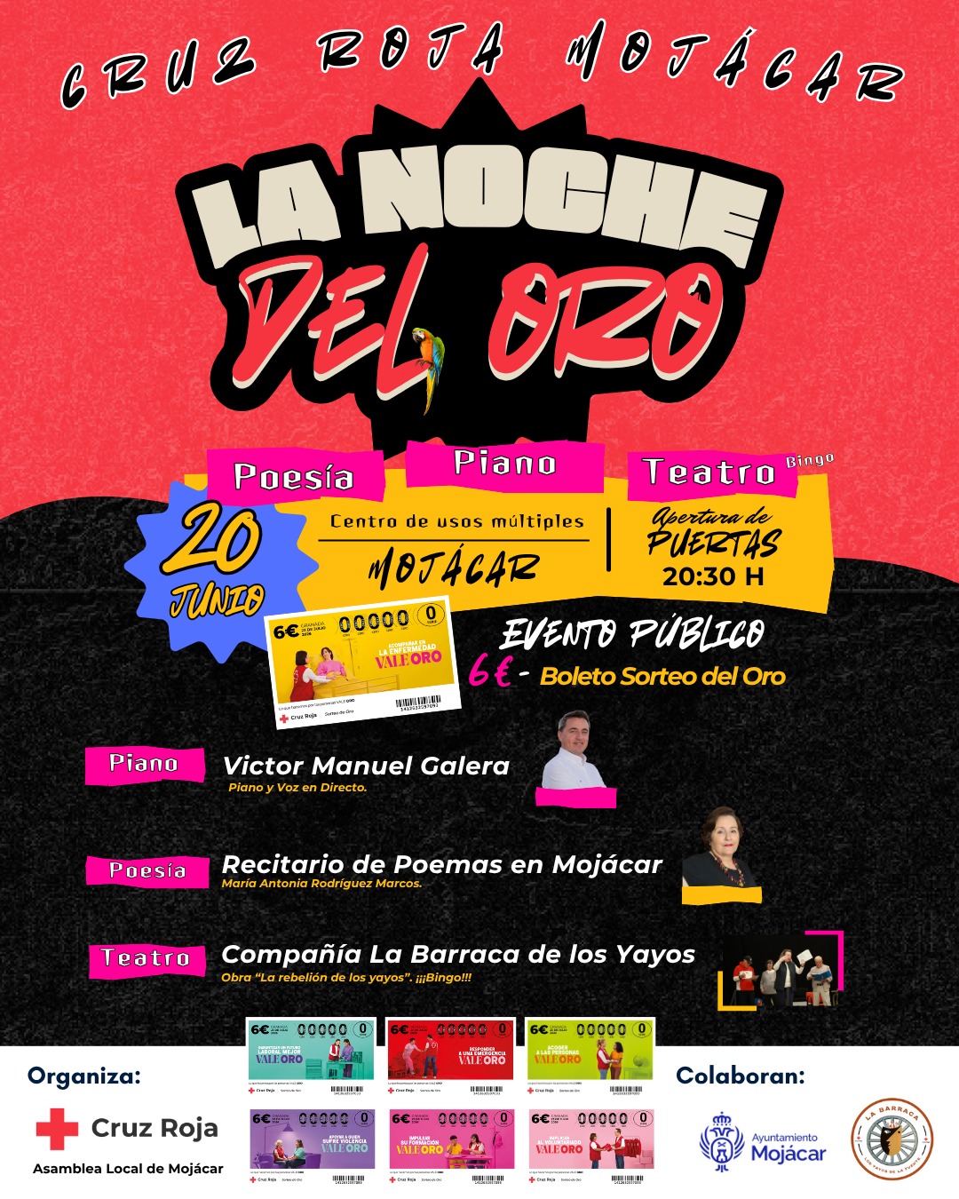 La Noche del Oro - Cruz Roja Mojácar